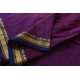 shop pure cotton handloom saree - purple