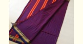 shop pure cotton handloom saree - purple