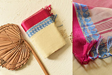 Casual Classics ❊ Handloom Saree ❊ Cream Color