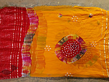 बीनणी ★ Chiffon laheriya Saree ★ 2