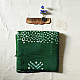 Shop Batik Linen Green Saree