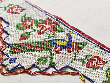 Prachin . प्राचीन || Bead Work ~ Antique Door Toran - Peacock Motif