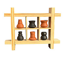 Terracotta Tales | Terracotta Pottery Art - Miniature Wall Art Frame - B