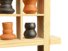 Terracotta Tales | Terracotta Pottery Art - Miniature Wall Art Frame - B