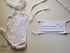 Be safe & stylish ✜ Mul Cotton Layered Mask ( Set of 4 ) ✜ A