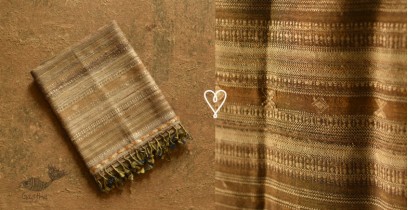Beyond The Basics | Handwoven Bhujodi Tussar Silk Stole 2