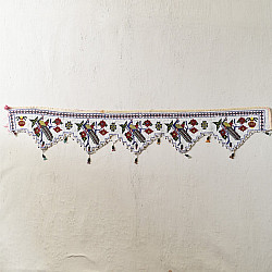 Prachin . प्राचीन || Bead Work Antique Door Toran - Peacock Motif