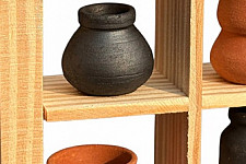Terracotta Tales | Terracotta Pottery Art - Miniature Wall Art Frame - C