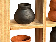 Terracotta Tales | Terracotta Pottery Art - Miniature Wall Art Frame - C