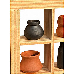 Terracotta Tales | Terracotta Pottery Art - Miniature Wall Art Frame - C