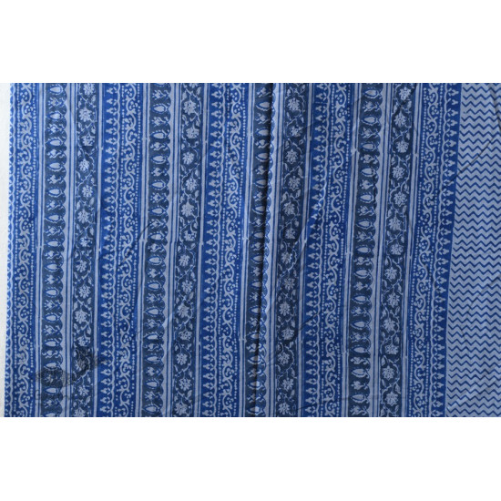 Shop Gamthi Block Printed pure cotton saree