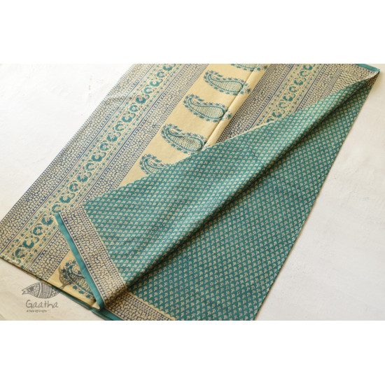 Shop Gamthi Block Print pure cotton saree