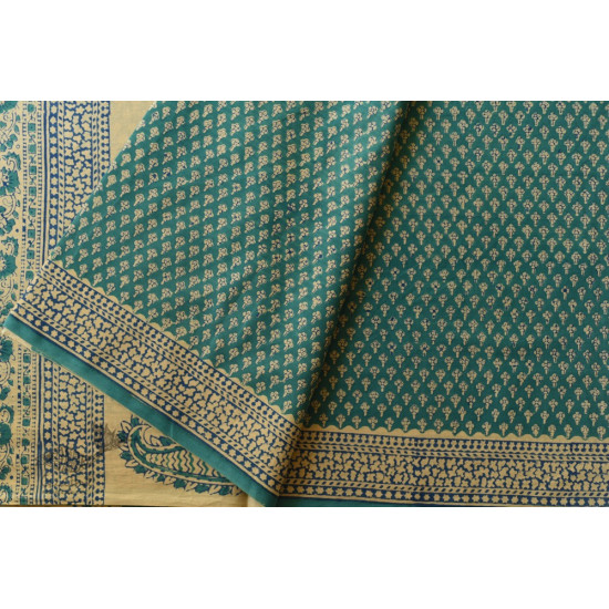 Shop Gamthi Block Print pure cotton saree