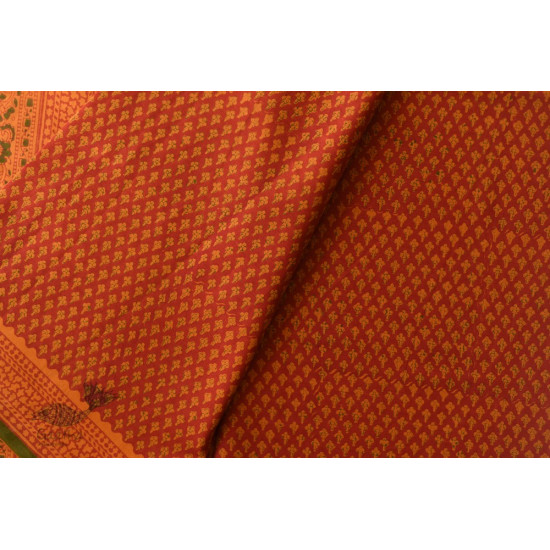 Shop Gamthi Block Print pure cotton saree