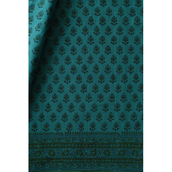 Shop Gamthi Block Print pure cotton saree