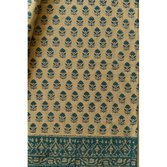 Shop Gamthi Block Print pure cotton saree