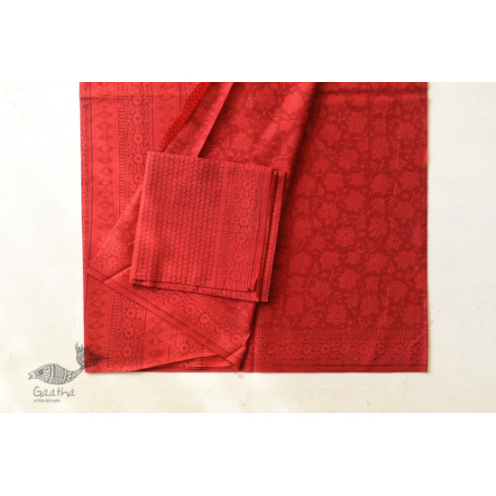 Shop Gamthi Block Print pure cotton saree