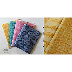 Eshana ~ Gaamthi Print . Cotton Saree ( Four Color Options ) - A