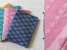 Eshana ~ Gaamthi Printed Cotton Saree ( Four Color Options ) - C