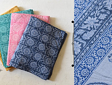 Eshana ~ Gaamthi Printed Cotton Saree ( Four Color Options ) - G