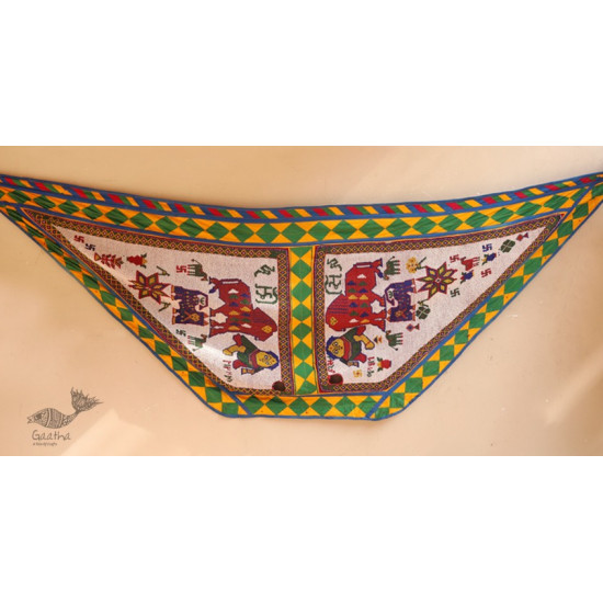 प्राचीन  ❂  Bead Wall Art ❂ Old Horse Jin ( saddle) ❂ K