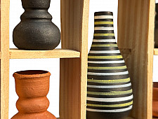 Terracotta Tales | Terracotta Pottery Art - Miniature Wall Art Frame - D