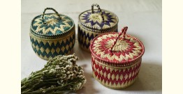 Moonj Grass Basket | Storage basket / Roti box ( Three colour options )