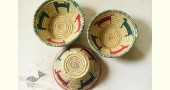 Moonj Grass handicraft - Multipurpose  basket - set of three