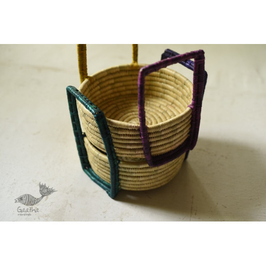 Moonj Grass handicraft - Multipurpose basket