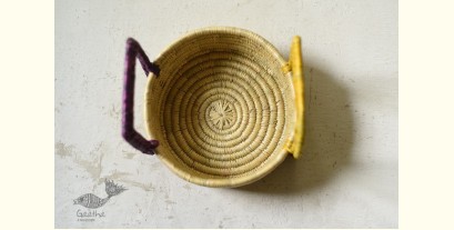 Moonj Grass Basket | Handmade Multipurpose basket (Two Colour Options)