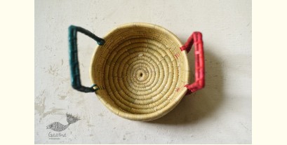 Moonj Grass Basket | Handmade Multipurpose basket (Two Colour Options)