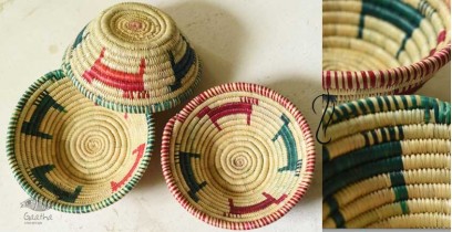 Moonj Grass Basket | Multipurpose Baskets (Set of Three)