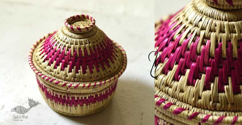 Moonj Grass handicraft storage basket