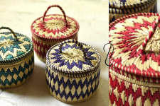 Moonj Grass Basket | Storage basket / Roti box ( Three colour options )