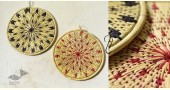 Moonj Grass handicraft - table mat set of two pink and blue