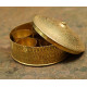 Ahar ✽ Brass ~ Spice Jar - Six jars inside  ( 6 x 6 x 3 Small Masaldaan )