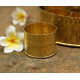 Ahar ✽ Brass ~ Spice Jar - Six jars inside  ( 6 x 6 x 3 Small Masaldaan )