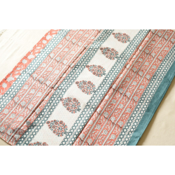 Indigenous Impressions | Bagru Cotton Saree - Block Printed