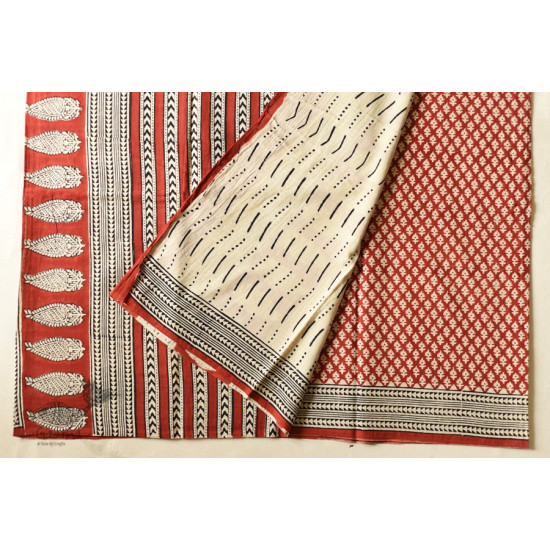 shop Bagru Block Printed Cotton Saree