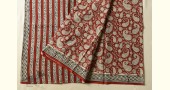 shop Bagru Block Printed - keri Printed Red Cotton Saree