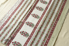 Indigenous Impressions | Bagru Block Printed - Printed Off White Cotton Saree