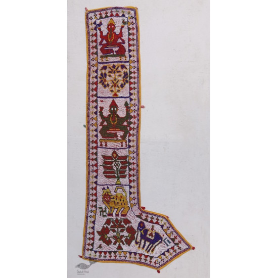 प्राचीन  ❂  Bead Wall Art ❂ Toran Left door ❂ I