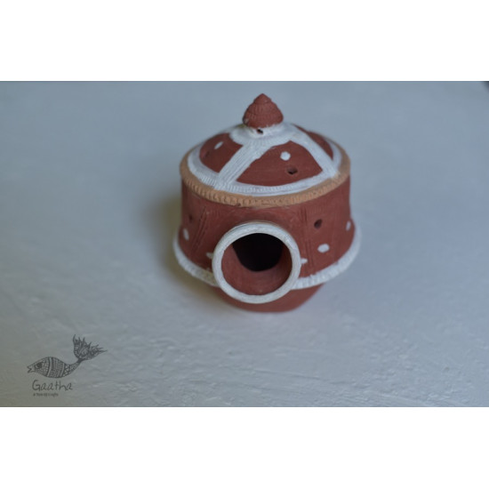 Terracotta Handmade Bird Nest Hanging 