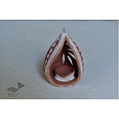 Maati Ka Kaam ‡ Terracotta Hanging Lamp / Diya (6" x 5" x 3.5") ‡ 20