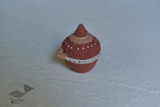 Maati Ka Kaam ‡ Terracotta Magic Oil Lamp / Diya (3.5" x 4.5" x 4") ‡ 22