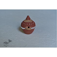 Maati Ka Kaam ‡ Terracotta Magic Oil Lamp / Diya (3.5" x 4.5" x 4") ‡ 22