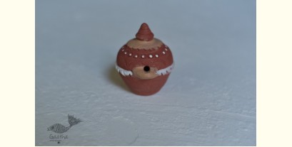 Maati Ka Kaam ‡ Terracotta Magic Oil Lamp / Diya (3.5" x 4.5" x 4") ‡ 22