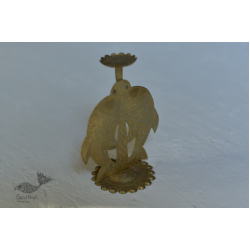 Ahar ✽ Brass ~ Fish Candle Stand (4.5" x 6" x 3") ✽ 29