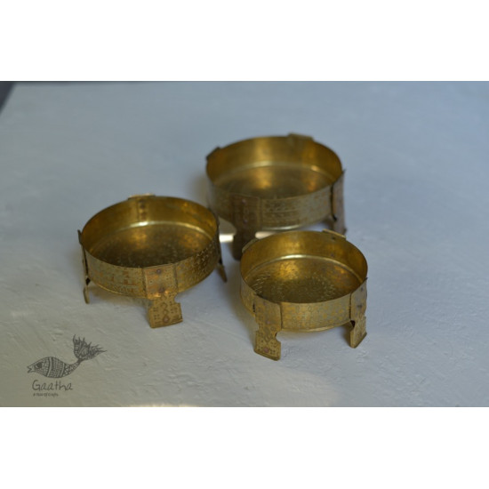 handmade Brass Angeethi - three size options