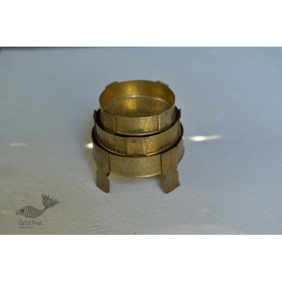 handmade Brass Angeethi - three size options